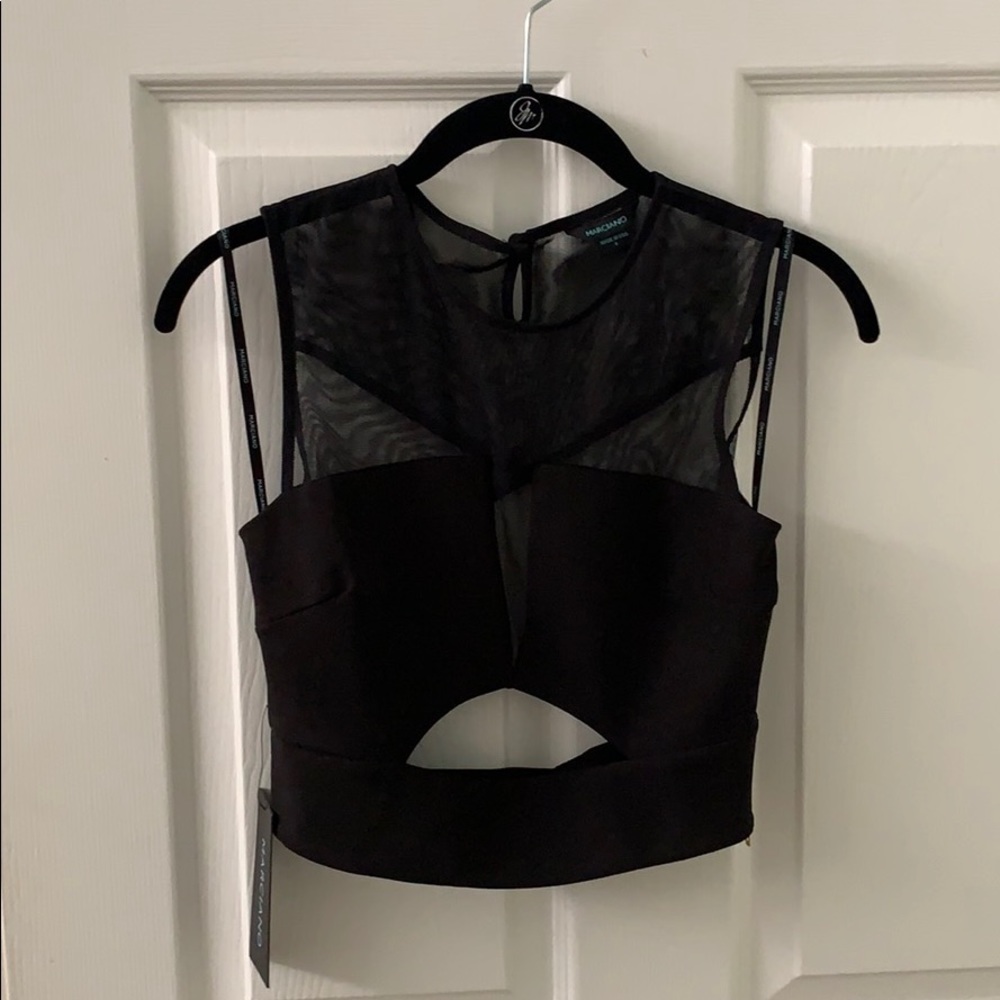 COPY - Marciano Black Crop Top NEW